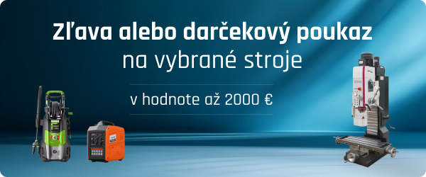 Zľava alebo darčekový poukaz na vybrané stroje gallery main image