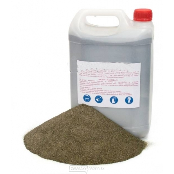 Abrazivo na pískování-zrnitosť 0,1-1mm,kanystr 7,5 kg