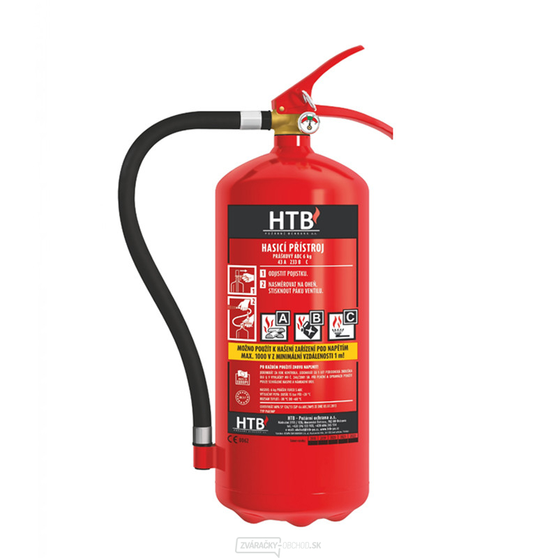 Hasiaci prístroj P6F / MM 6kg