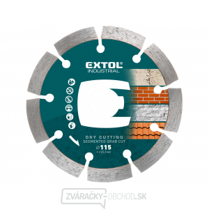 Kotúč diamantový rezný segmentový Grab Cut, 115x22,2mm Kotúč diamantový rezný segmentový Grab Cut, 115x22,2mm gallery main image