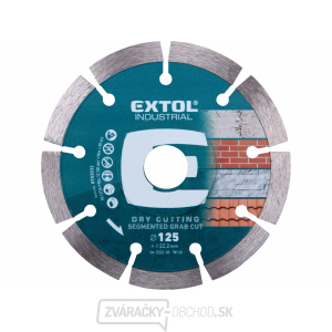 Kotúč diamantový rezný segmentový Grab Cut, 125x22,2mm Kotúč diamantový rezný segmentový Grab Cut, 125x22,2mm gallery main image