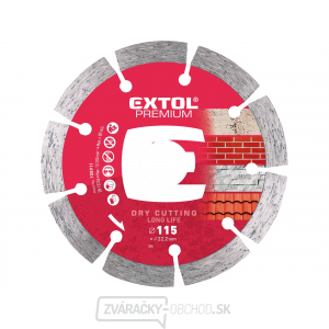 Diamantový rezný kotúč so segmentmi Long Life, 115x22,2 mm Diamantový rezný kotúč so segmentmi Long Life, 115x22,2 mm gallery main image