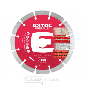 Kotúč diamantový rezný segmentový Long Life, 150x22,2mm Kotúč diamantový rezný segmentový Long Life, 150x22,2mm gallery main image