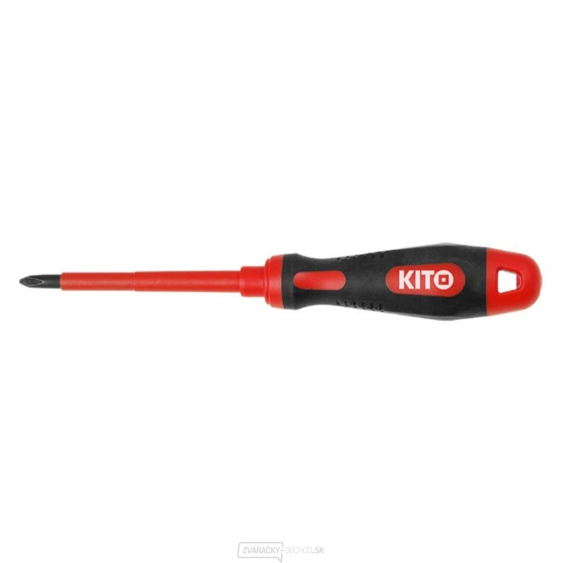Skrutkovač elektrikářský křížový, PH 0x75mm, 61CrV5