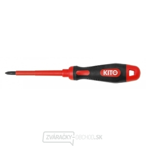 Skrutkovač elektrikářský křížový, PH 1x80mm, 61CrV5 Skrutkovač elektrikářský křížový, PH 1x80mm, 61CrV5 gallery main image