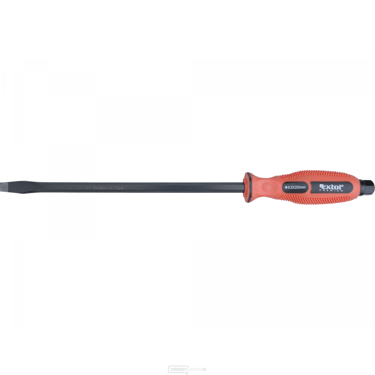 Skrutkovač úderový plochý, (-) 9,5x250mm