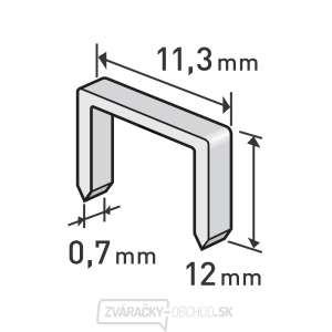 Spony, 12mm - 1000ks