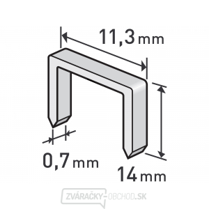 Spony, 14mm - 1000ks