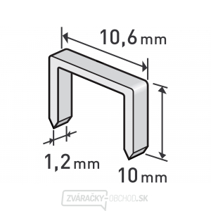 Spony, 10mm - 1000ks