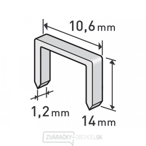 Spony, 14mm - 1000ks