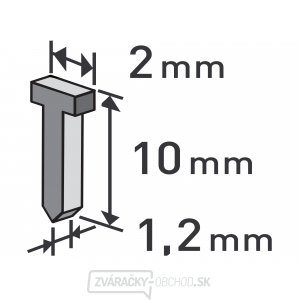 Hřebíky, 10mm - 1000ks