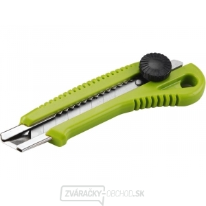 Nôž odlamovací s kovovou výstuhou a kolieskom - 18mm Nôž odlamovací s kovovou výstuhou a kolieskom - 18mm gallery main image