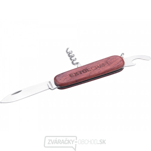 Nôž vreckový zatvárací 3dielny nerez - 85mm Nôž vreckový zatvárací 3dielny nerez - 85mm gallery main image