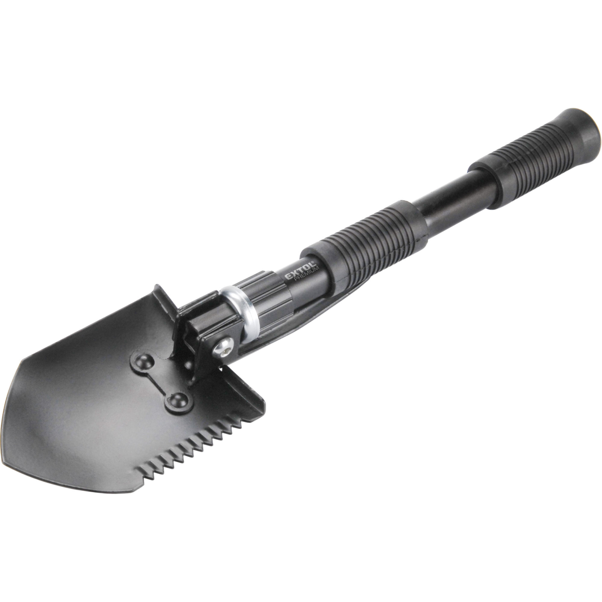 EXTOL PREMIUM Skladacia lopatka s motykou, dĺžka 40 cm 8877030
