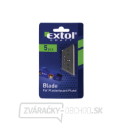 Břity do hoblíku na sádrokarton-lichoběžník - 5ks Náhľad