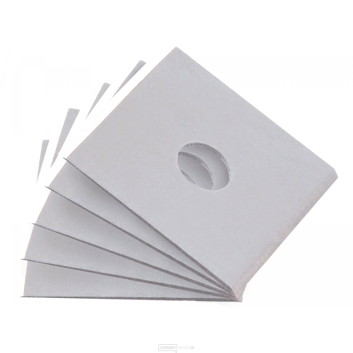 Břity do hoblíku na sádrokarton-čtverec - 5ks