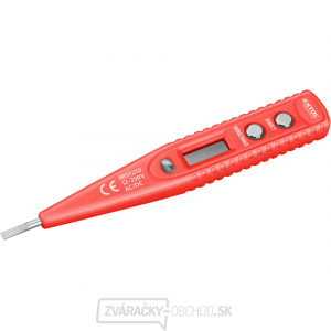 Skúšačka napätia digitálna s LED svetlom 12-250V, 146mm Skúšačka napätia digitálna s LED svetlom 12-250V, 146mm gallery main image