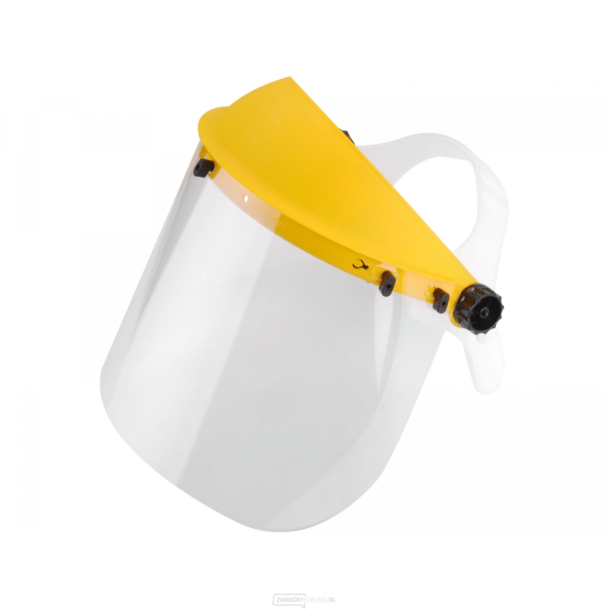 Štít celoobličejový s náhlavním držiakem