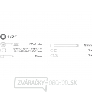 Klíče nástrčné sada - 21ks Náhľad