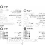 Gola sada Extol Premium 6525 - 94 ks Náhľad