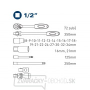 Klíče nástrčné sada - 27ks Náhľad