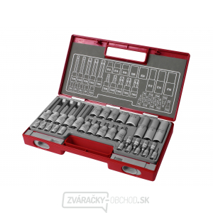 Klíče zástrčné a nástrčné TORX, sada 32ks, 4700020 Klíče zástrčné a nástrčné TORX, sada 32ks, 4700020 gallery main image