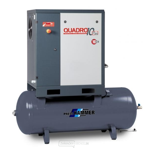 Skrutkový kompresor bez sušičky QUADRO 1010 -270F + vzdušník