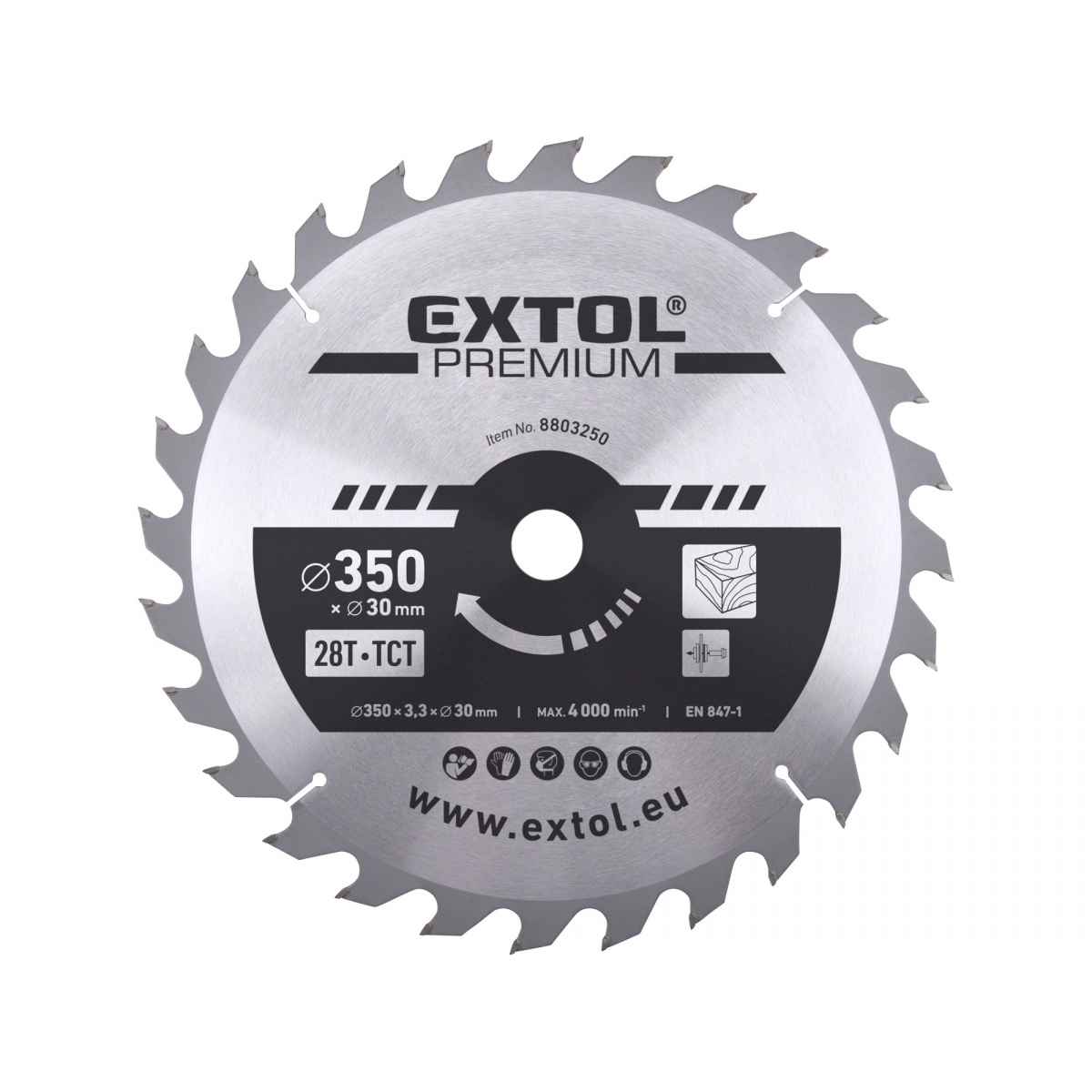 Kotúč pilový s SK plátky 350x2,5x30mm, 28T