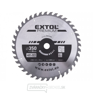 Kotúč pilový s SK plátky 350x2,5x30mm, 40T Kotúč pilový s SK plátky 350x2,5x30mm, 40T gallery main image