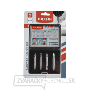 Vyťahovák zalomených skrutiek - 4ks náhled