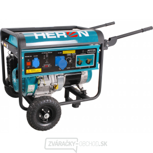 Elektrocentrála se svářečkou Heron 220A, benzínová 14HP/5,5kW Elektrocentrála se svářečkou Heron 220A, benzínová 14HP/5,5kW gallery main image