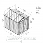 Záhradný domek Skylight 6x8 hnědý Náhľad