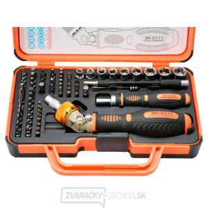 Sada ráčnových skrutkovačů, bitů a nástrčných hlavic - 78ks Sada ráčnových skrutkovačů, bitů a nástrčných hlavic - 78ks gallery main image