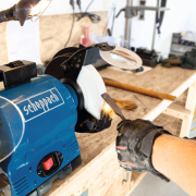 Dvojkotúčová brúska s bielym kameňom BG 200 AL Náhľad