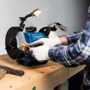 Dvojkotúčová brúska s bielym kameňom BG 200 AL Náhľad