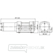 Elektrický navijak na čtyřkolky Golemwinch SYNTETIK 1,6 tun Náhľad