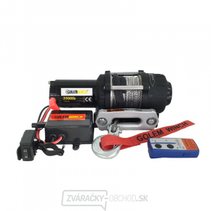 Elektrický navijak na čtyřkolky Golemwinch SYNTETIK 1,6 tun Elektrický navijak na čtyřkolky Golemwinch SYNTETIK 1,6 tun gallery main image