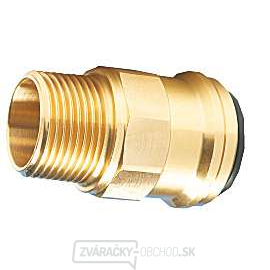 Priama zástrčková spojka AD 15 x 1/2" AG (kuželový závit)
