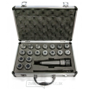 Kleštiny ER32, 3 – 20 mm, 18 ks + kleštinový upínač MK2 / M1 Kleštiny ER32, 3 – 20 mm, 18 ks + kleštinový upínač MK2 / M1 gallery main image