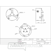 3-čelisťové skľučovadlo 125 mm pre RT 150 gallery main image