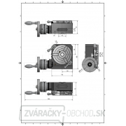 Horizontálně-vertikální kruhový dělicí stůl RT 100 Náhľad