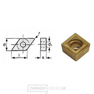 Břitové destičky C/80°, 5 ks Břitové destičky C/80°, 5 ks gallery main image