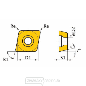 Břitové destičky CCMT09T04, 5 ks Břitové destičky CCMT09T04, 5 ks gallery main image