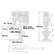 Vŕtačka stojanová BT-BD 1020 Einhell Blue náhled