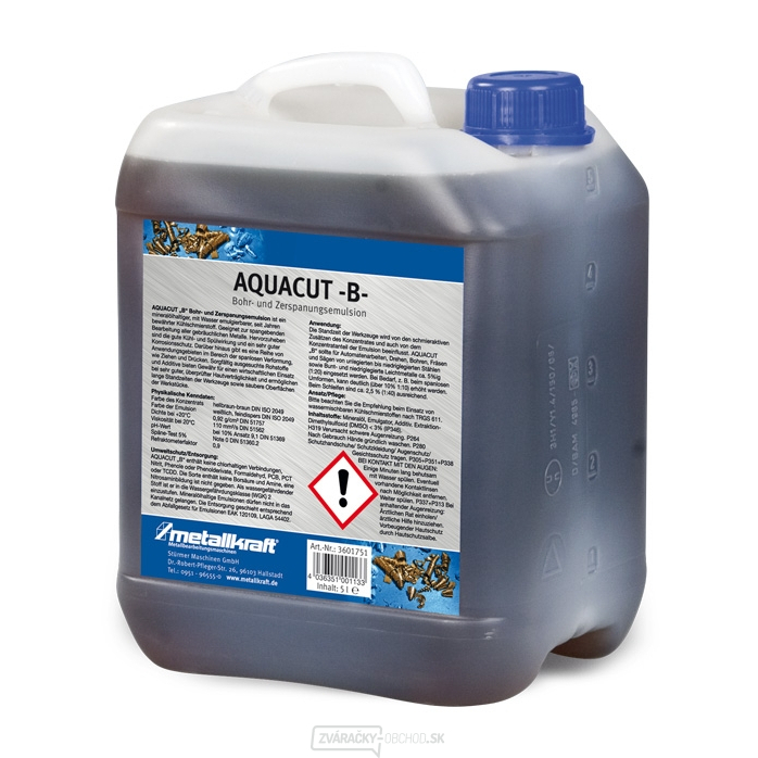 Koncentrované chladivo Aquacut B,  5 l