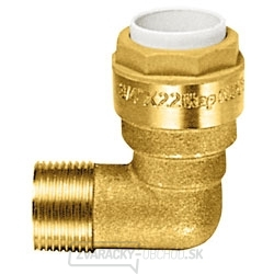 Uhlová zástrčková spojka 90° AD 28 x 1 Uhlová zástrčková spojka 90° AD 28 x 1