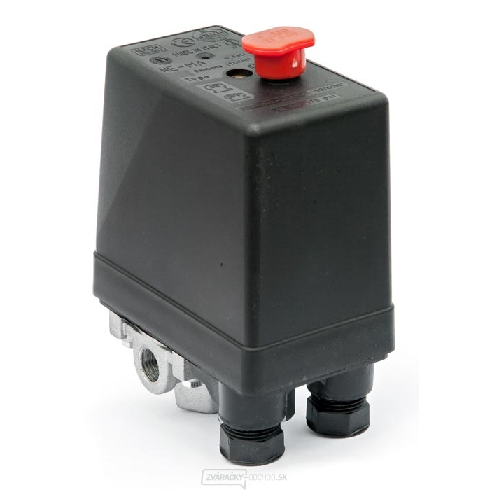 Tlakový spínač NEMA 400 V/12 bar (4x1/4")
