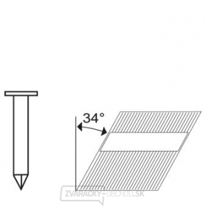 Hřebíky Typ RN Ø 3,33 × 70 mm (2 500 ks) gallery main image