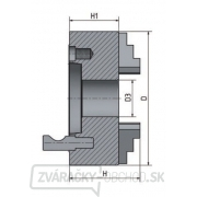 4-čeľusťové skľučovadlo s centrickým upínaním ø 200 mm Camlock 4 gallery main image