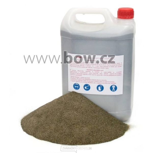 Abrazivo („písek“) na pískování EVAM, zrnitosť 0,2 - 2 mm, kanyster 7,5 kg